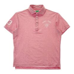 サイズ：L 23区GOLF ニジュウサンクゴルフ  ラバーロゴ 半袖ポロシャツ 迷彩 カモフラ柄 グレー系 [240101437135] ゴルフウェア メンズ ストスト 23区GOLF ニジュウサンクゴルフ ラバーロゴ 半袖ポロシャツ 迷彩