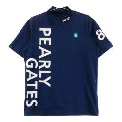 未使用品　PGG ホワイトTシャツ メンズウェア　パリーゲイツ PEARLY GATES パーリーゲイツ 053-1267701 ハイネック 半袖T