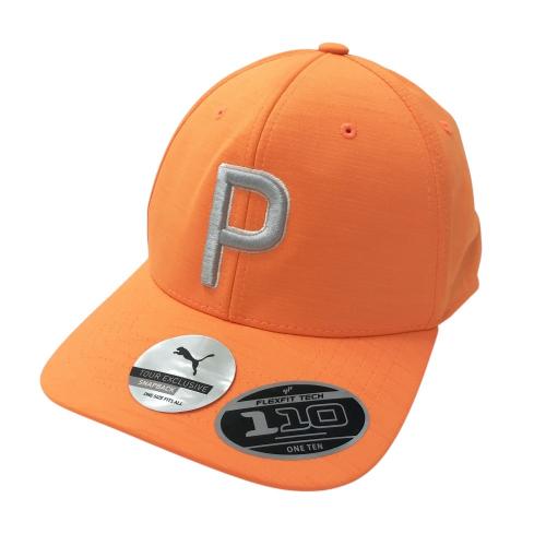 PUMA GOLF プーマゴルフ キャップ オレンジ系 ランク：A- 【中古