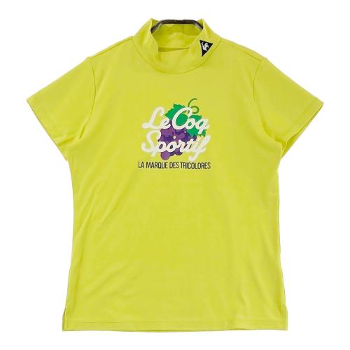 LE COQ GOLF ルコックゴルフ ハイネック 半袖Tシャツ グリーン系