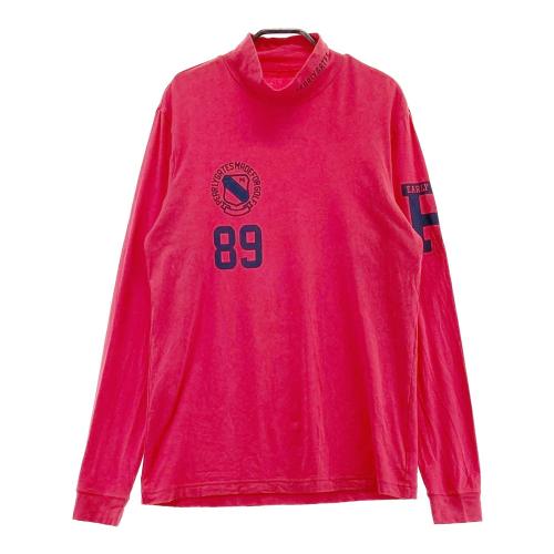 新品 パーリーゲイツ 半袖モックネック ボーダー レッド Mサイズ（4） 新品 パーリーゲイツ 半袖モックネック ボーダー レッド Mサイズ