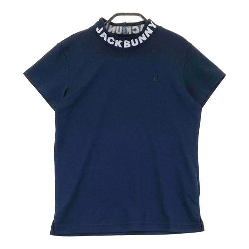 JACK BUNNY ジャックバニー ハーフジップ 半袖Tシャツ ロゴ 総柄