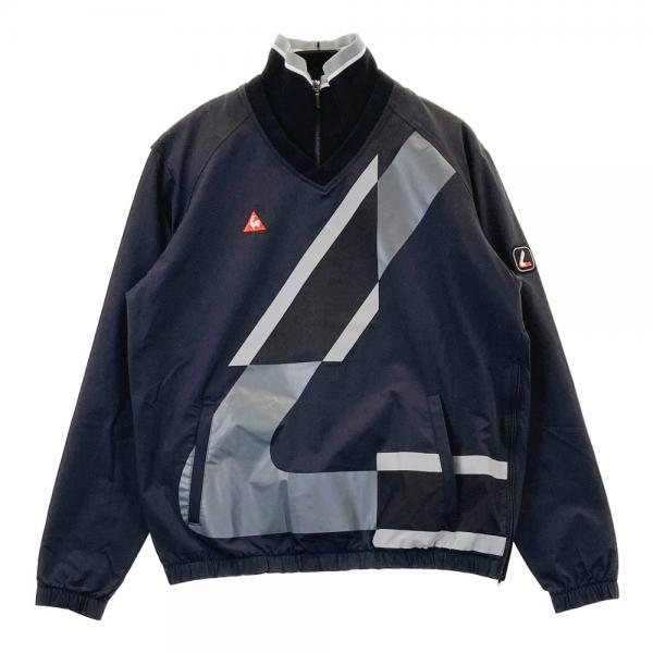 LECOQ GOLF ルコックゴルフ 長袖ブルゾン ゴルフウェア L LE COQ GOLF ルコックゴルフ 2way 長袖ブルゾン ブラック系