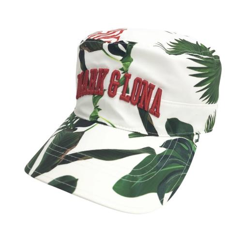 MARK&LONA マークアンドロナ ワークキャップ ボタニカル柄