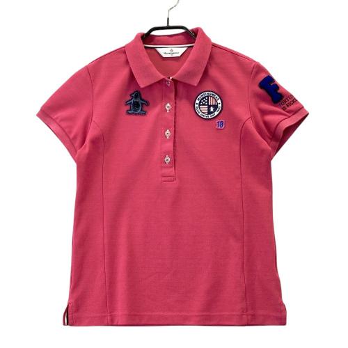 MUNSING WEAR マンシングウェア 半袖ポロシャツ ピンク系 サイズ：M