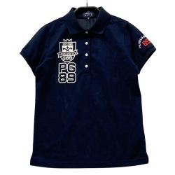 新品未使用　パーリーゲイツ  レディースポロシャツ　濃紺　size 1 PEARLY GATES(パーリーゲイツ) ポロシャツ｜中古ゴルフウェア