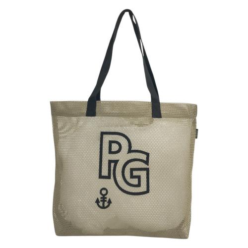PEARLY GATES メッシュトートバッグ ベージュ PEARLY GATES｜合皮メッシュカートバッグ (UNISEX) | Rakuten