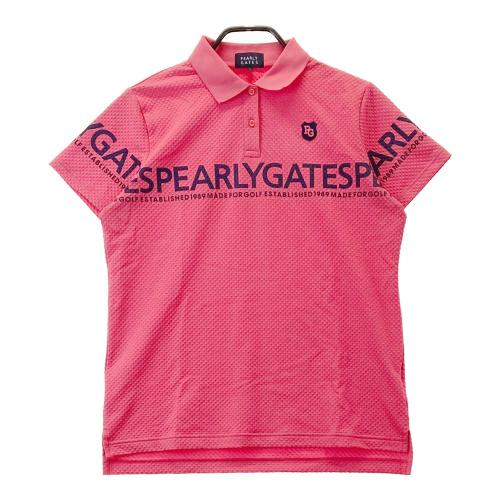 パーリーゲイツポロシャツサイズ0 PEARLY GATES パーリーゲイツ 半袖ポロシャツ ピンク系 サイズ