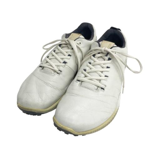 ecco エコー スパイクレス ゴルフシューズ【ホワイト/２７.５ｃｍ】中古！ ecco エコー 151134 スパイクレス ゴルフシューズ ホワイト系
