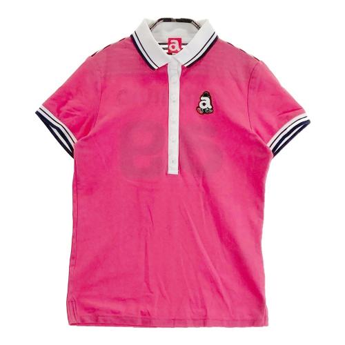 ARCHIVIO アルチビオ 半袖ポロシャツ ピンク系 サイズ：38 ランク：B