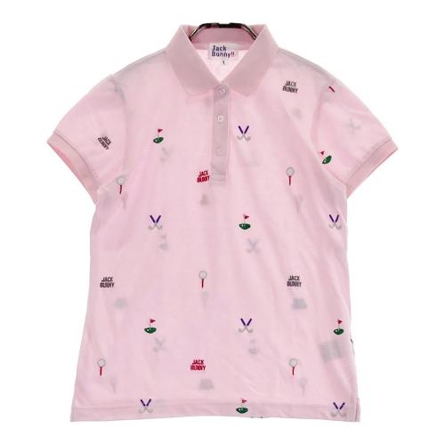 サイズ：1 JACK BUNNY ジャックバニー  ニットベスト  ピンク系 [240101425842] ゴルフウェア レディース ストスト Jack Bunny!! JACK BUNNY ジャックバニー ニット ベスト ピンク