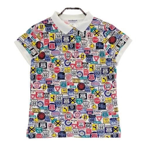 JACK BUNNY ジャックバニー ハイネック 半袖ワンピース ホワイト系