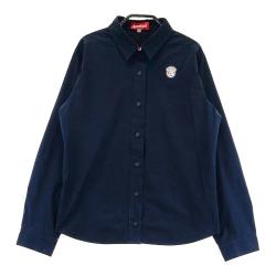 サイズ：40 ARCHIVIO アルチビオ  ハーフジップ 長袖Tシャツ ボーダー柄 ネイビー系 [240101485983] ゴルフウェア レディース ストスト サイズ：40 ARCHIVIO アルチビオ ハーフジップ 長袖Tシャツ
