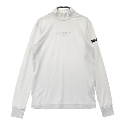 新品　セントアンドリュース　モックネックシャツ　長袖カットソー　ピンク　Mサイズ 新品 セントアンドリュース モックネックシャツ 長袖カットソー