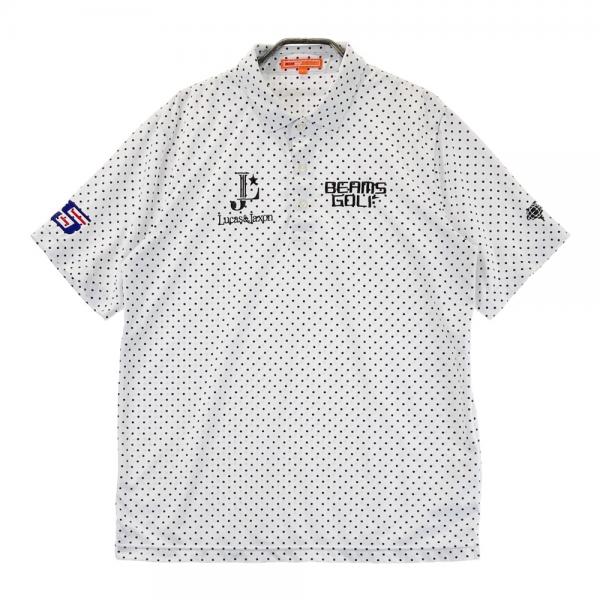 BEAMS GOLF メンズウェアホワイトポロシャツ BEAMS GOLF
