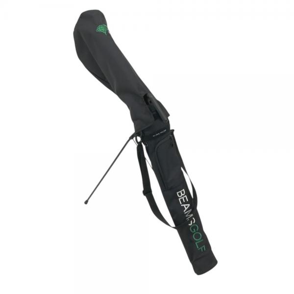 【美品】BEAMS GOLF クラブケース ブラック BEAMS GOLF ビームスゴルフ スタンド式 クラブケース ブラック系