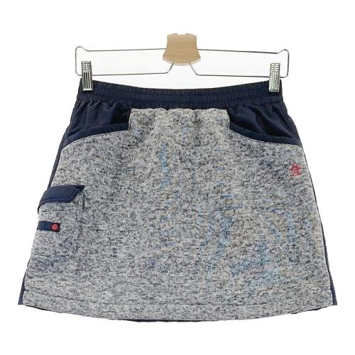 美品⁂マンシングウェア⁂ダウン切替ニットジャケット　アーガイル　トリコロール　M MUNSING WEAR マンシングウェア ダウン切替 フード付 ニット