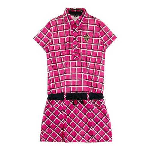 FILA GOLF フィラゴルフ ワンピース ピンク系 サイズ：M ランク：A
