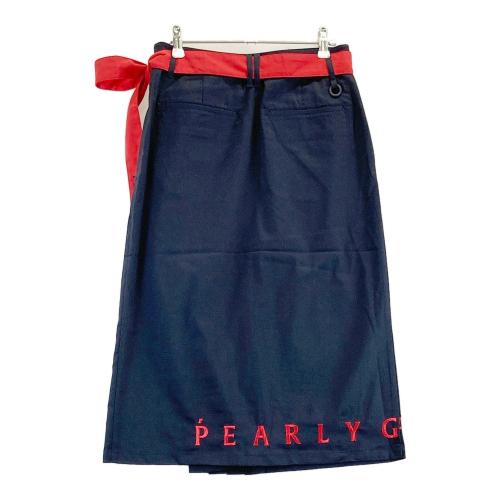 アンパスィ　ネイビープリーツスカート レディース ゴルフ　S AND PER SE アンパスィ ストレッチプリーツスカート ネイビー系