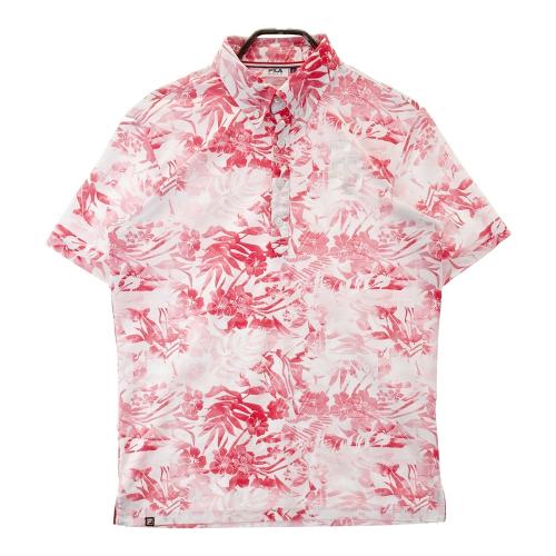 FILA GOLF フィラゴルフ ジップジャケット チェック レッド系