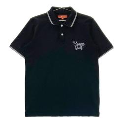 【新品未使用】BEAMS GOLF ポロシャツ Lサイズ ブラック BEAMS GOLF ポロシャツ 「別注」JONES / バックプリント メンズ