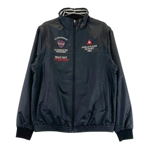 サイズ：M LE COQ GOLF ルコックゴルフ  2WAY ジップジャケット 裏メッシュ  グレー系 [240101487568] ゴルフウェア メンズ ストスト サイズ：M LE COQ GOLF ルコックゴルフ 2WAY ジップジャケット