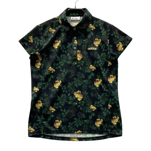 【新品未使用】adidas ドット柄 ポロシャツ 半袖 黒　ゴルフ　スポーツ 1-240101239643-m-01-pl.jpg