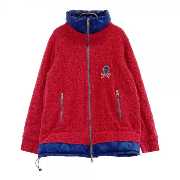 MARK&LONA マークアンドロナ ダウン切替 長袖ジャケット レッド