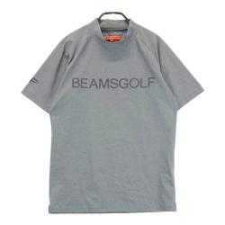 サイズ：M BEAMS GOLF ビームスゴルフ  襟付 半袖 スウェットトレーナー  グレー系 [240101454243] ゴルフウェア メンズ ストスト BEAMS GOLF ビームスゴルフ 襟付 半袖 スウェットトレーナー