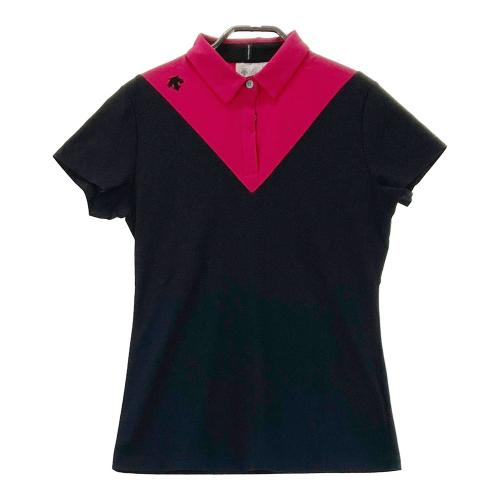 DESCENTE GOLF デサントゴルフ ×JGA 半袖ポロシャツ レッド系 サイズ