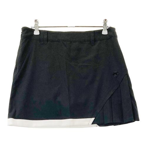 DESCENTE GOLF デサントゴルフ 裏起毛 スカート 裾プリーツ ベージュ系