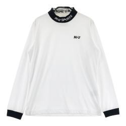 coco 中古 エムユースポーツ MU SPORTS レディース スカート 40(M) 黒×白 ブラック×ホワイト ストライプ×総柄 春夏 M・U SPORTS(エムユースポーツ)｜中古ゴルフウェア通販サイト