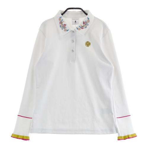 フ*ー様 新品MARK & LONA ホワイト長袖ポロシャツ M MARK&LONA マークアンドロナ 長袖ポロシャツ ホワイト系 サイズ：M