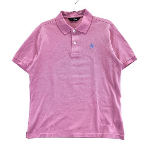 サイズ：M MUNSING WEAR マンシングウェア XSG4232 ニットセーター ボーダー柄 ピンク系 [240101482074] ゴルフウェア メンズ ストスト サイズ：M MUNSING WEAR マンシングウェア XSG4232 ニット