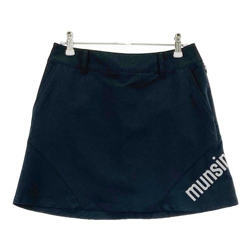 MUNSING WEAR マンシングウェア 裏メッシュ スカート ブラック系