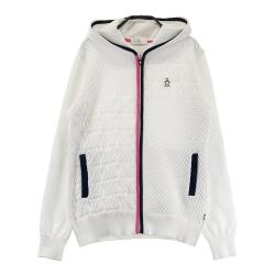 サイズ：M MUNSING WEAR マンシングウェア  ジャケット  ホワイト系 [240101494556] ゴルフウェア レディース ストスト MUNSINGWEAR(マンシングウェア) ジャケット・ブルゾン｜中古