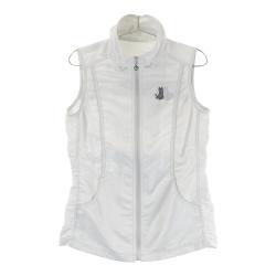 ビームス ゴルフベスト ベージュ Mサイズ 中古美品 BEAMS GOLF（ビームス ゴルフ）ORANGE LABEL / Bワッペン ニット