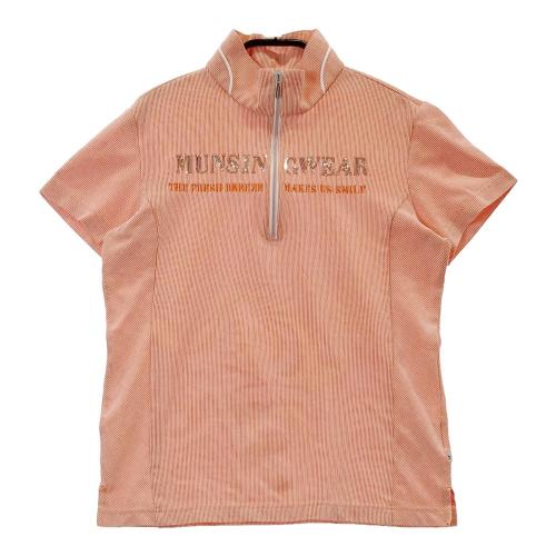 MUNSING WEAR マンシングウェア 半袖 ジップジャケット オレンジ系