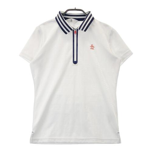 G/FORE 半袖　ハーフジップ　ポロシャツ　ホワイト　サイズ36 ハーフジップアップポロTシャツ / G/FORE（ジーフォア）の半袖T