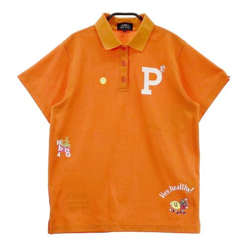 PEARLY GATES パーリーゲイツ 2025年モデル 半袖ポロシャツ オレンジ系