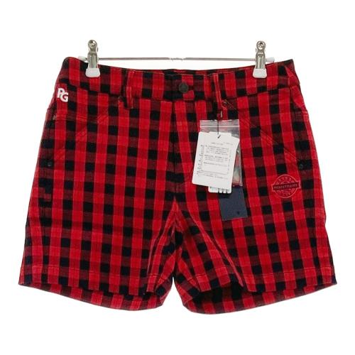 PEARLY GATES チェック柄ショートパンツ、未使用品 PEARLY GATES パーリーゲイツ ストレッチ ショートパンツ チェック柄