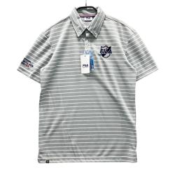 サイズ：M FILA GOLF フィラゴルフ  半袖ジャケット  ブルー系 [240101414942] ゴルフウェア メンズ ストスト サイズ：M FILA GOLF フィラゴルフ 半袖ジャケット ブルー系