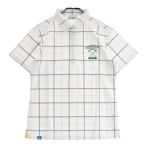 【美品】アドミラルゴルフ グレンチェック柄裏起毛スウェットトレーナー LL 10．0oz T／C クルーネック スウェット（裏起毛