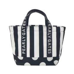 未使用タグ付き♡パーリーゲイツ カートバッグ　ボーダー　ネイビー　ゴルフ 未使用♡パーリーゲイツ カートバッグ ラウンド ボーダー