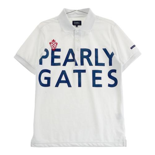 PEARLY GATES パーリーゲイツ 半袖ポロシャツ ホワイト系 サイズ