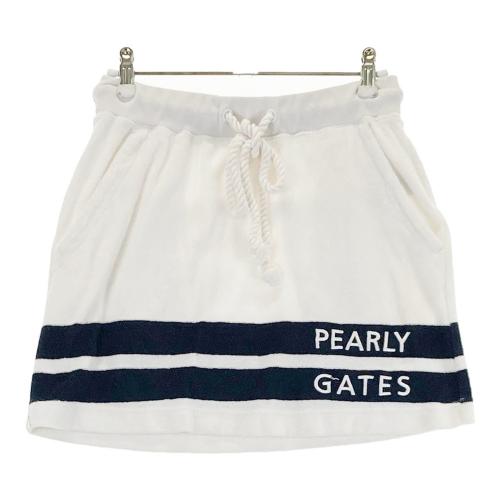PEARLY GATES パーリーゲイツ ; スカート パイル地 花 総柄 ピンク系
