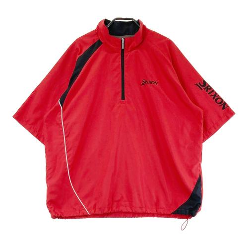 サイズ：M SRIXON スリクソン by DESCENTE ハーフジップ 半袖Tシャツ  イエロー系 [240101417915] ゴルフウェア メンズ ストスト SRIXON スリクソン by DESCENTE ハーフジップ 半袖Tシャツ