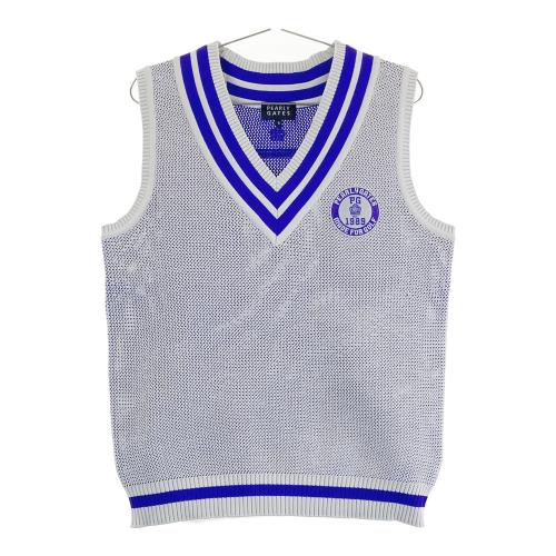 PEARLY GATES パーリーゲイツ Vネック ニットベスト グレー系 サイズ