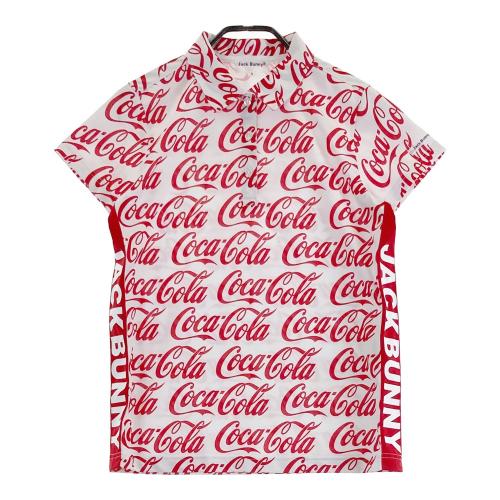 JACK BUNNY ジャックバニー 半袖ポロシャツ 総柄 ホワイト系 サイズ：2