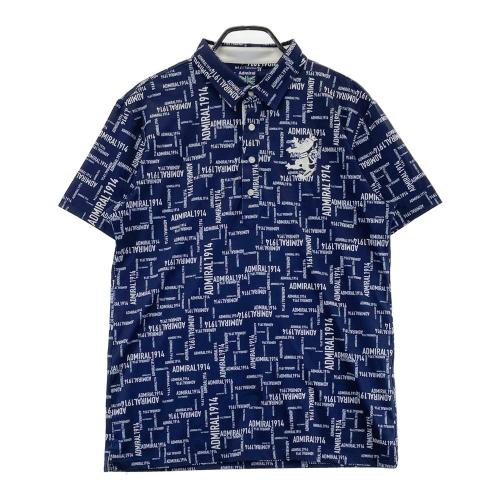ADMIRAL アドミラル 半袖Tシャツ ボーダー柄 ネイビー系 サイズ：XL